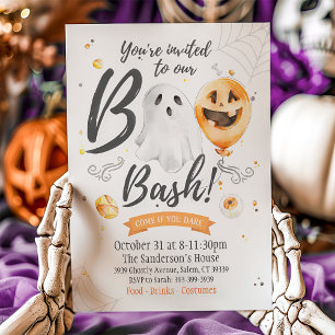 Invitation Boo Bash, Invitation Halloween