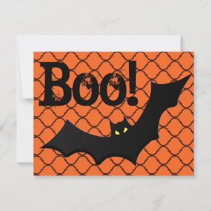 Invitation Boo ! Bat Halloween