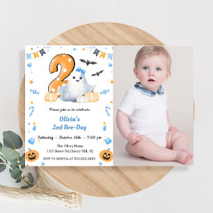 Invitation Boo deuxième anniversaire