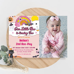 Invitation Boo Deuxième Anniversaire Notre Petit Boo Tourne D