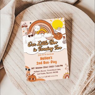 Invitation Boo Deuxième Anniversaire Notre Petit Boo Tourne D