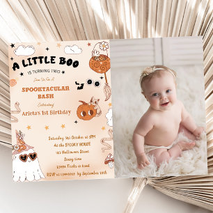 Invitation Boo Deuxième Anniversaire Notre Petit Boo Tourne D