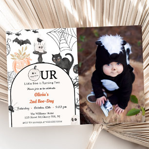 Invitation Boo Deuxième Anniversaire Notre Petit Boo Tourne D