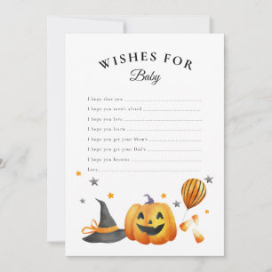 Invitation Boo Halloween Baby shower Désire Pour Baby Card
