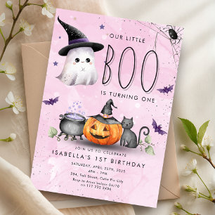 Invitation Boo Halloween Ghost 1er 2e 3e 4e 5e anniversaire