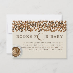 Invitation Books De Café Pour Demande De Baby shower