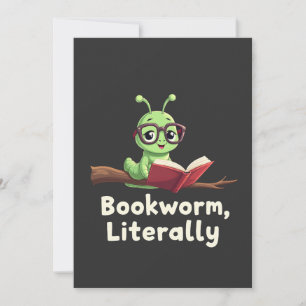 Invitation Bookworm Littéralement Littéralement Literary Drôl