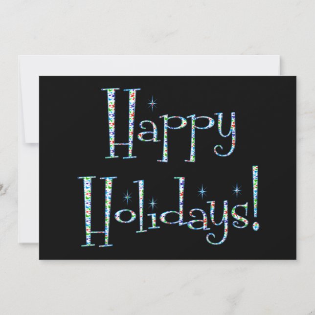 Invitation Boomerang Joyeuses Vacances ! (Devant)