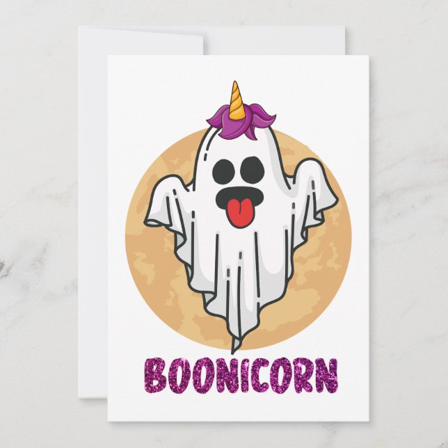 Invitation Boonicorn || Halloween (Devant)
