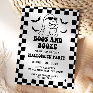 Invitation Boos & Booze Halloween Party