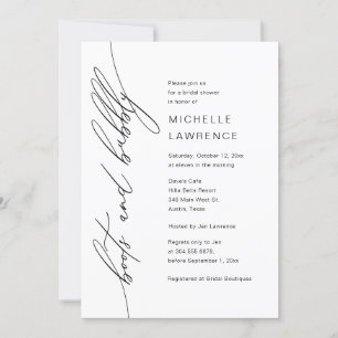 Invitation Boots and Bubbly, fête de la Fête des mariées