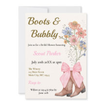 Boots et Fête des mariées Bubbly