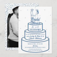 Boots Love & Buttercream Denim Mariage Western