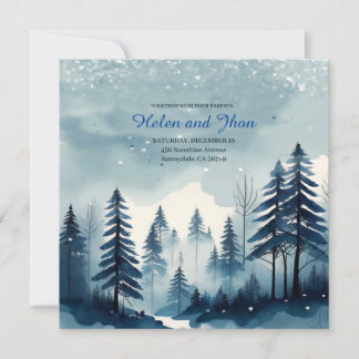 Invitation  Bosque con nieve