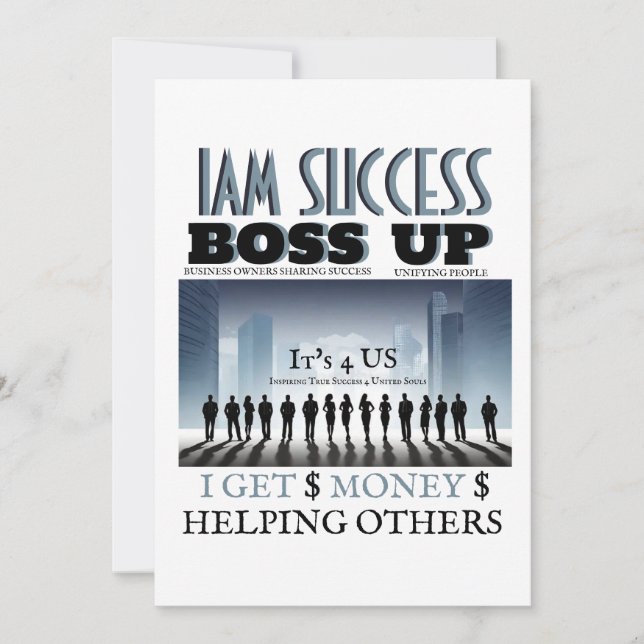 Invitation BOSS UP T-Shirt (Devant)