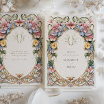 Invitation Botanique Bliss Fleur sauvage Art Nouveau Mariage<br><div class="desc">Cette invitation est une véritable célébration du charme Art Nouveau, avec un thème de bonheur botanique qui séduira les amateurs d'élégance intemporelle. Le design fleurit avec un jardin de fleurs dans les tons pastel roses, bleu perwinkle, et jaune beige, accentué de verts profonds. Les fleurs d'or ajoutent un brumisateur doux,...</div>