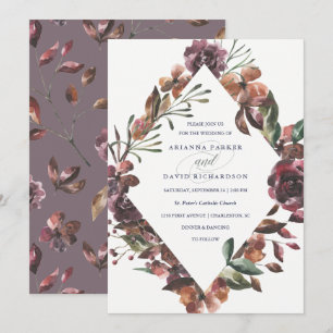 Invitation Botanique de Sienne   Mariage