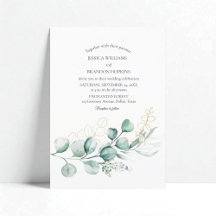Botanique Eucalyptus Rustique Boho Mariage de verd