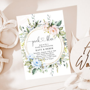 Invitation Botanique Floral verdure Révélation de genre