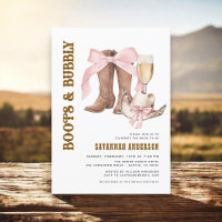 Bottes en Bow rose et Fête des mariées Bubbly West