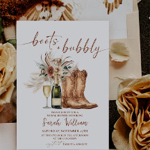 Bottes rustiques western et fête de mariage pétill