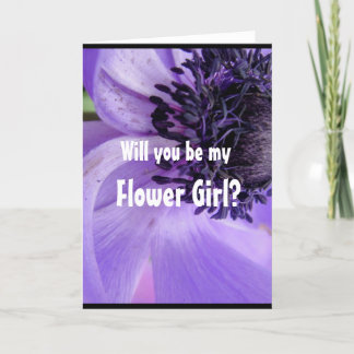 Invitation Boucles Violettes