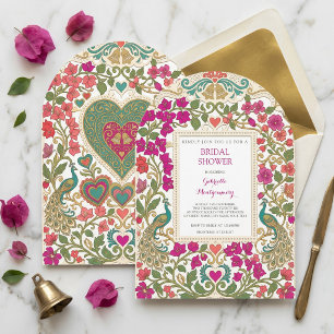 Invitation Bougainvillea Arche Méditerranéenne Shower de Mari