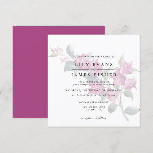 Invitation Bougainvilliers méditerranéens Mariages floraux ro