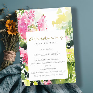 Invitation Bougainvilliers tropicaux rose