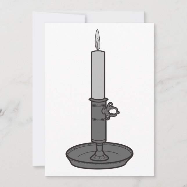 Invitation Bougie 01 (Devant)