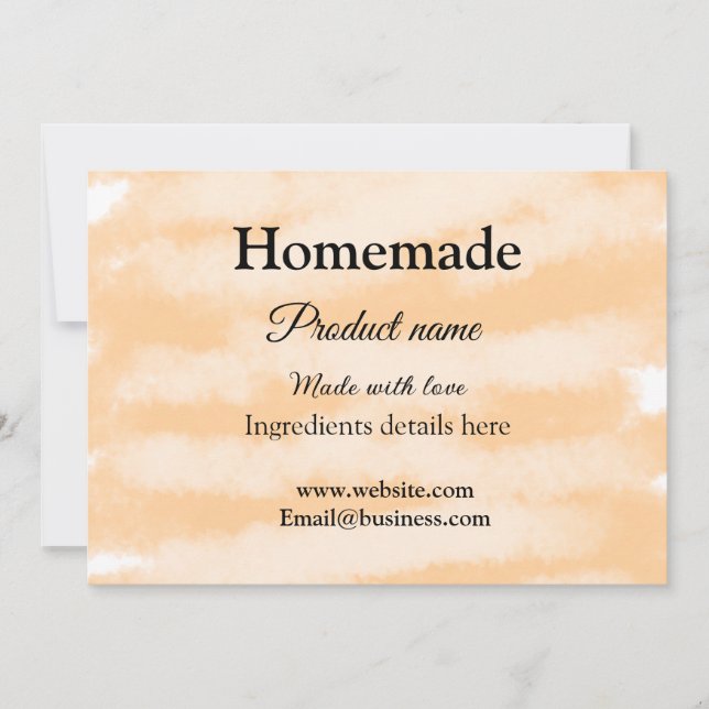 Invitation Boulangerie maison faite avec amour ajouter texte  (Devant)