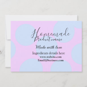 Invitation Boulangerie maison faite avec amour ajoutez le tex