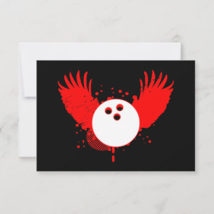 Invitation boule de bowling hi-fi