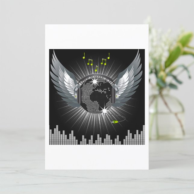 Invitation Boule De Disco Avec Des Ailes (Créateur téléchargé)