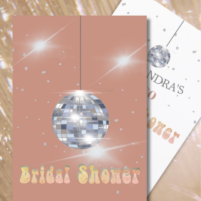Invitation Boule Disco Moderne Fête des mariées Moderne (Créateur téléchargé)