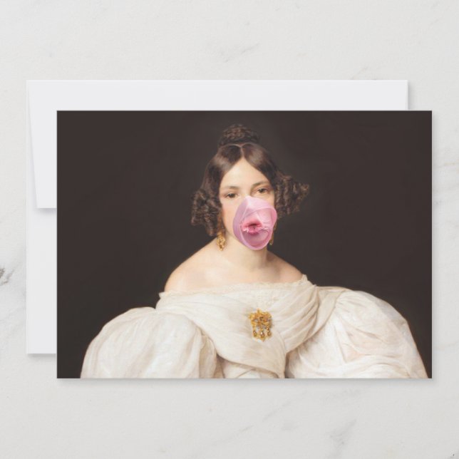 Invitation Boule éclatante de gomme Diva (Devant)