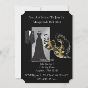 Invitation Boule Masquerade
