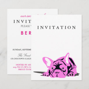 Invitation Bouledogue Français