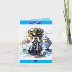 Invitation Bouledogues français French Bulldog Best Dad