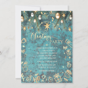 Invitation Boules de Noël Vintage, Stars Company