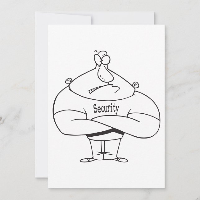 Invitation Bouncer de sécurité (Créateur téléchargé)