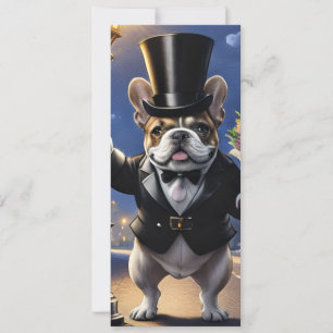 Invitation Bouquet de bulldog français