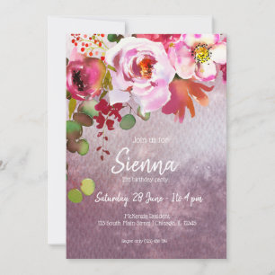 Invitation Bouquet de fleurs pour toutes les occasions