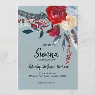 Invitation Bouquet de fleurs pour toutes les occasions