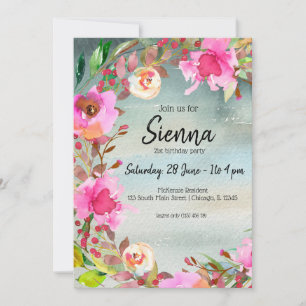 Invitation Bouquet de fleurs pour toutes les occasions
