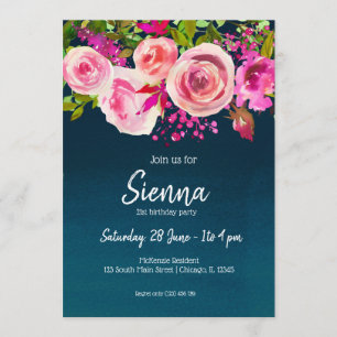 Invitation Bouquet de fleurs pour toutes les occasions