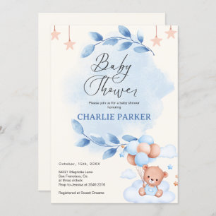 Invitation Bouquet de fleurs violettes
