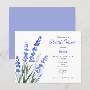 Invitation Bouquet de lavande aquarelle
