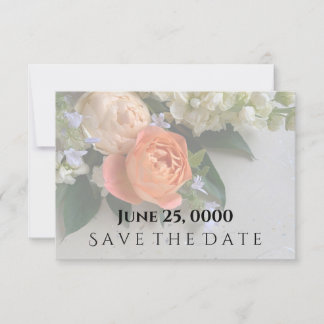 Invitation Bouquet de roses coloré bracelet fade enregistrer 