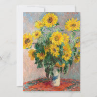 Bouquet de tournesols (1881) par Claude Monet